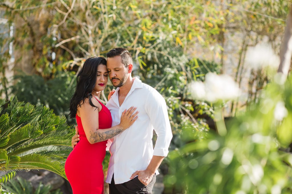 foto de casal no Jardim Japones, Meireles, Fortaleza - CE