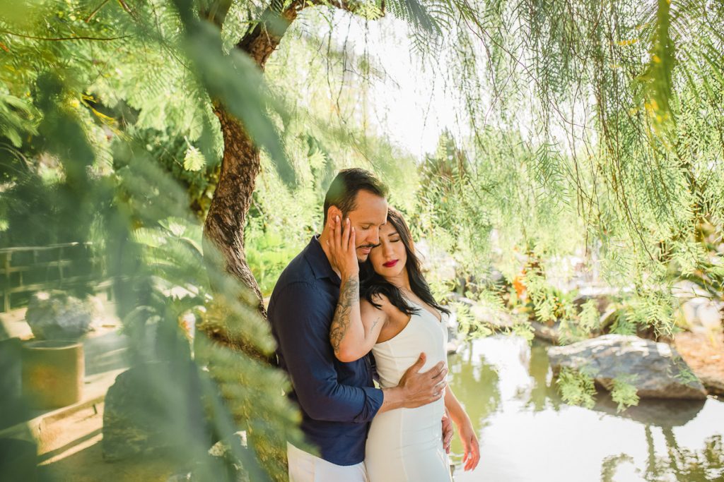 foto de casal no Jardim Japones, Meireles, Fortaleza - CE