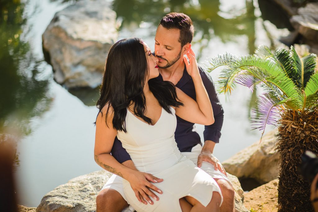 foto de casal no Jardim Japones, Meireles, Fortaleza - CE