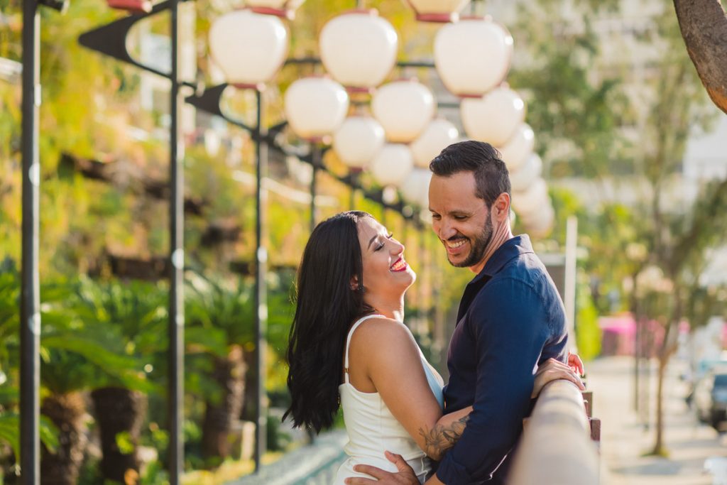 foto de casal no Jardim Japones, Meireles, Fortaleza - CE