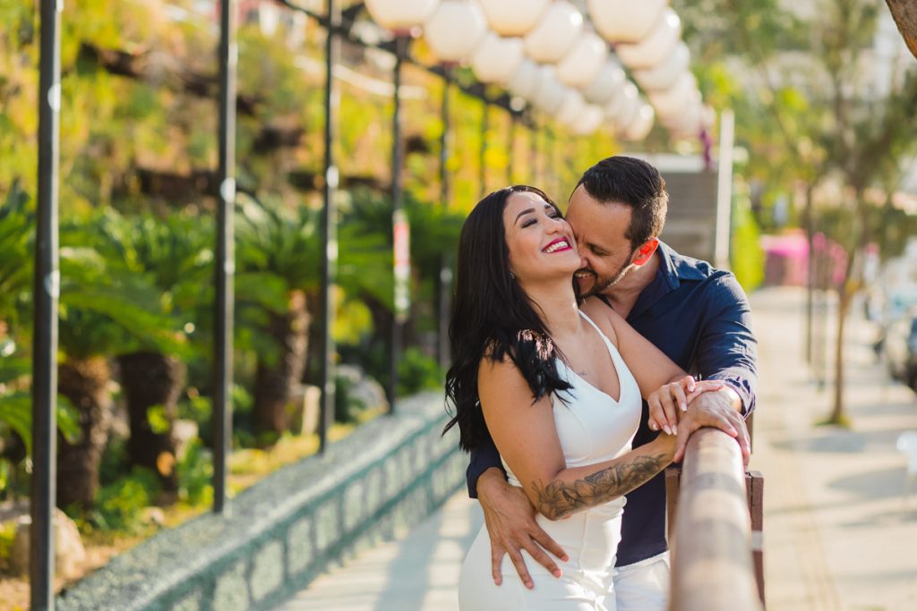 foto de casal no Jardim Japones, Meireles, Fortaleza - CE