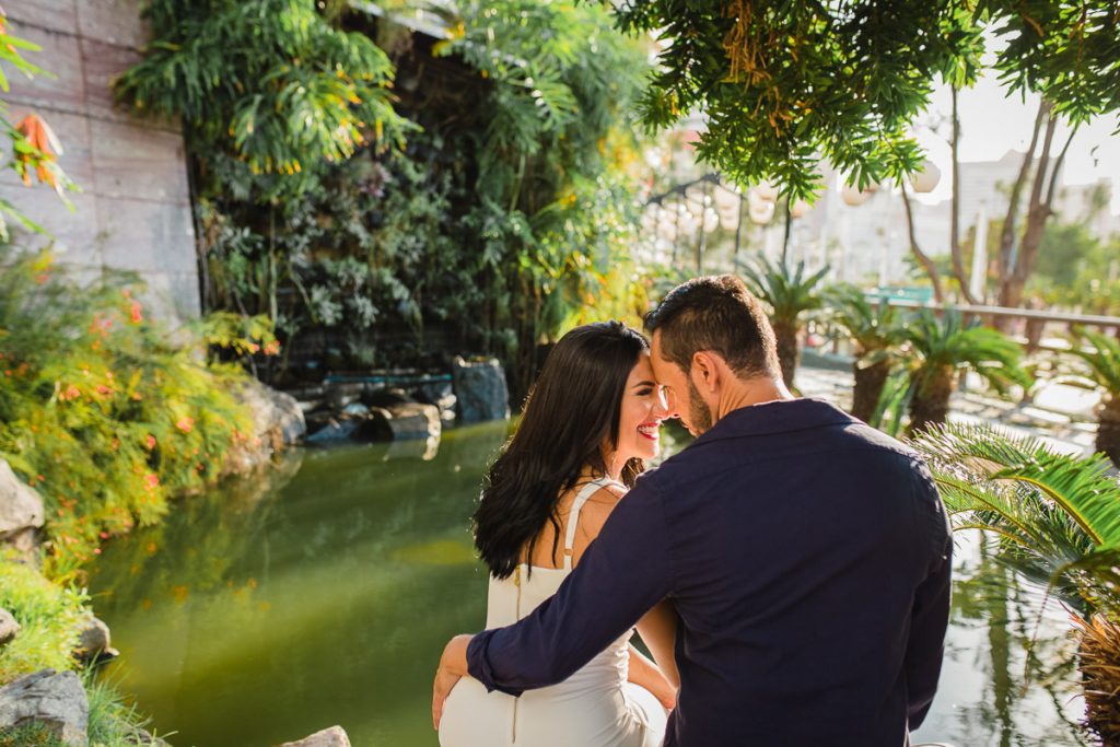 foto de casal no Jardim Japones, Meireles, Fortaleza - CE