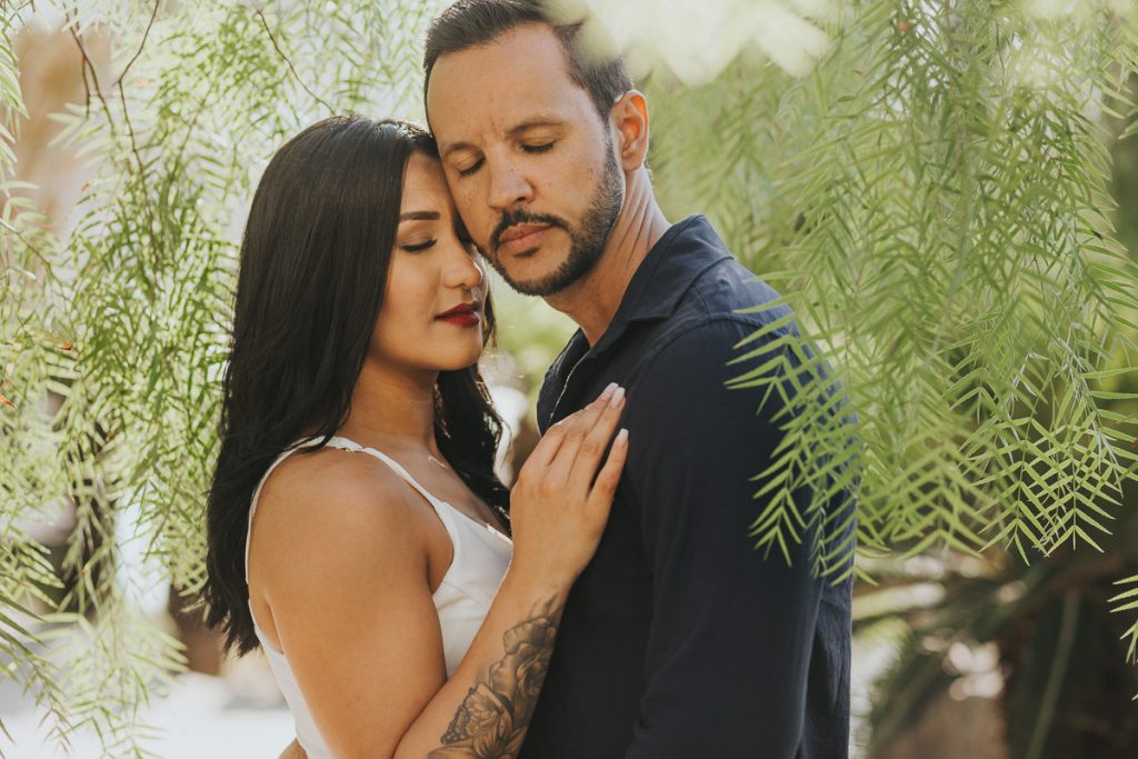 foto de casal no Jardim Japones, Meireles, Fortaleza - CE