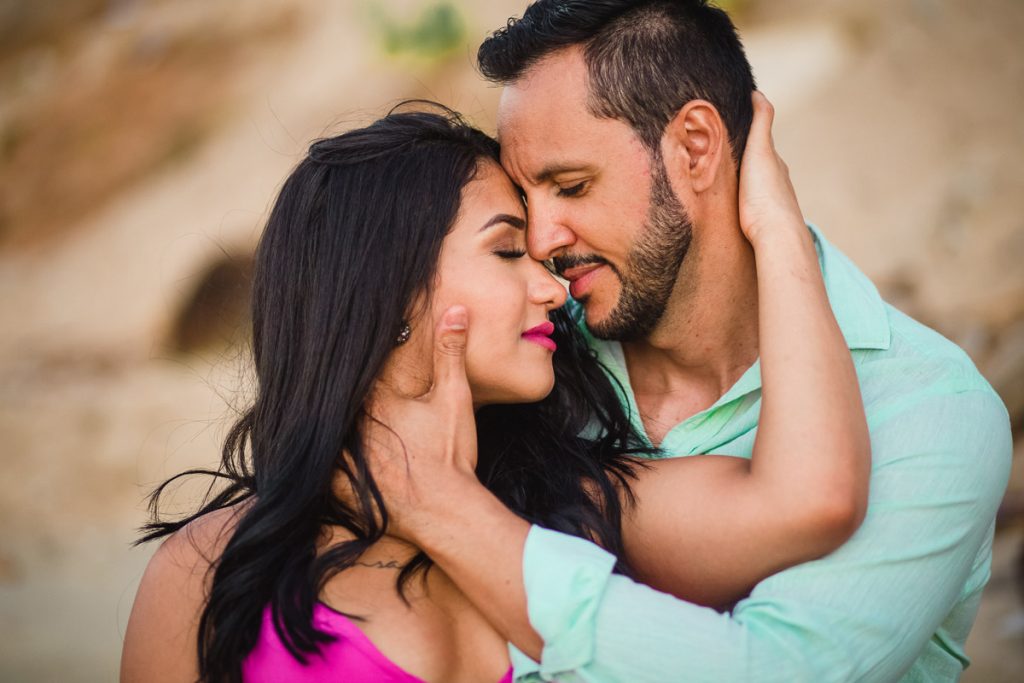 foto de casal na Praia de Meireles, Fortaleza - CE